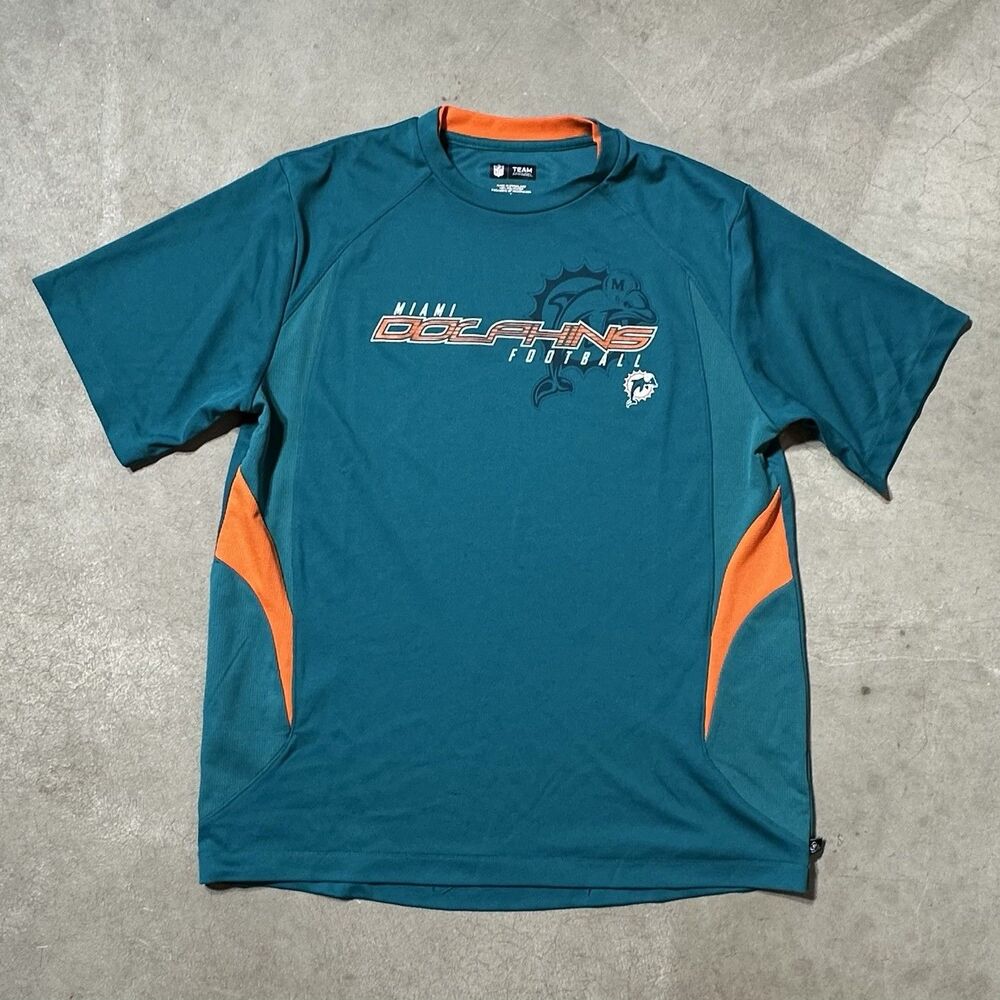 Y2k Miami Dolphins Men’s Large NFL Team Apparel T-Shirt Vintage Dolphins